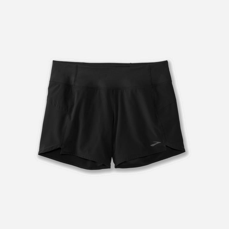 Brooks Chaser 5 Israel - Women's Running Shorts - Black (21306-PGXZ)